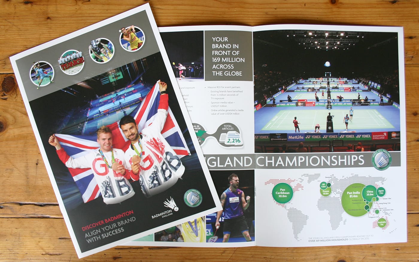 Creation of a brochure to raise awareness of advertising and corporate sponsorship opportunities for one of the worlds most prestigious sporting events.