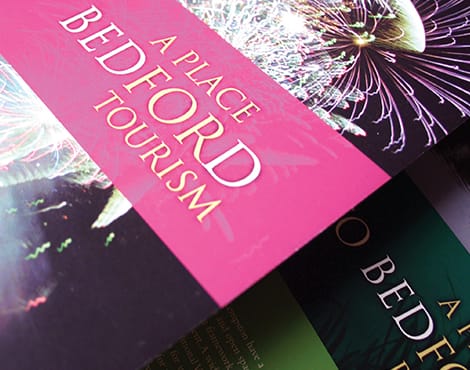 Creation of a suite of brochures aimed at improving civil pride in and around Bedford.
