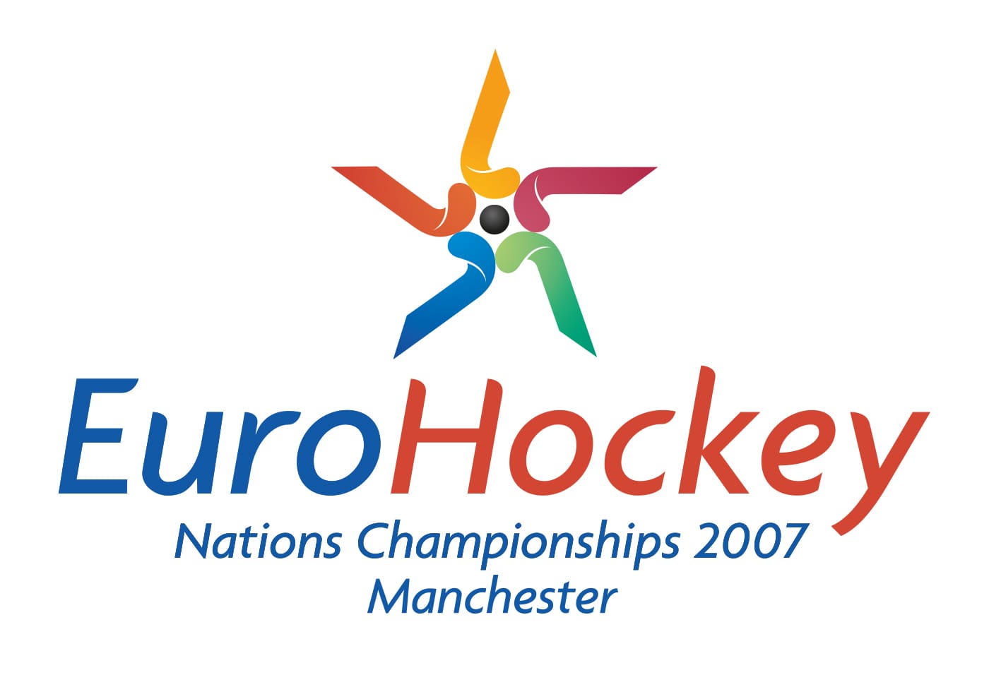 Event branding for an international hockey event hosted by England Hockey on behalf of the international federation.