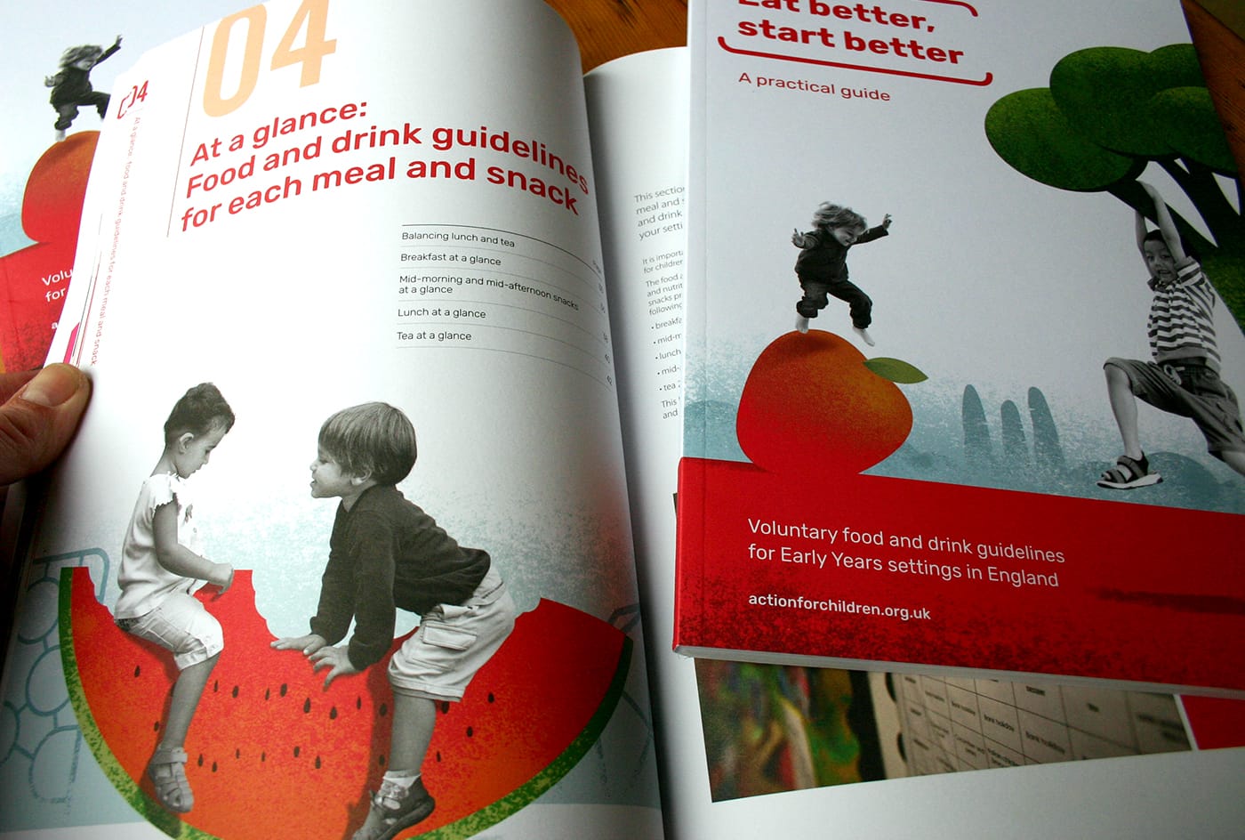 Creation of playful imagery & infographics on behalf of a national children's charity.