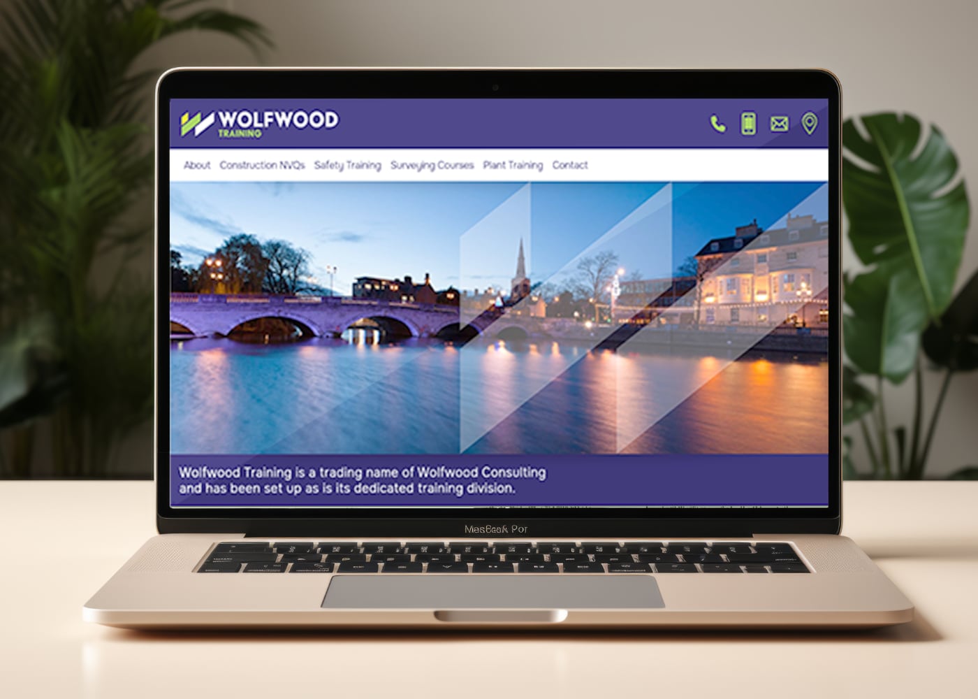 Branding and website development for Wolfwood Training - specialists in training courses for the construction industry.